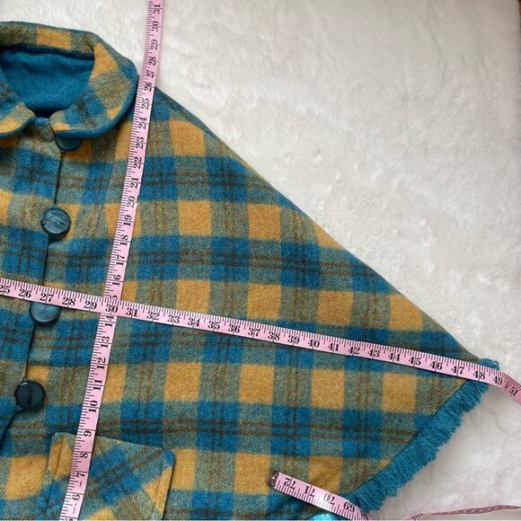 Vintage Reversible Poncho - Picture 4 of 7